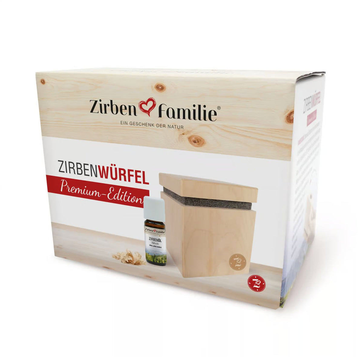Zirbenwürfel 'Premium Edition' inkl. 10ml
