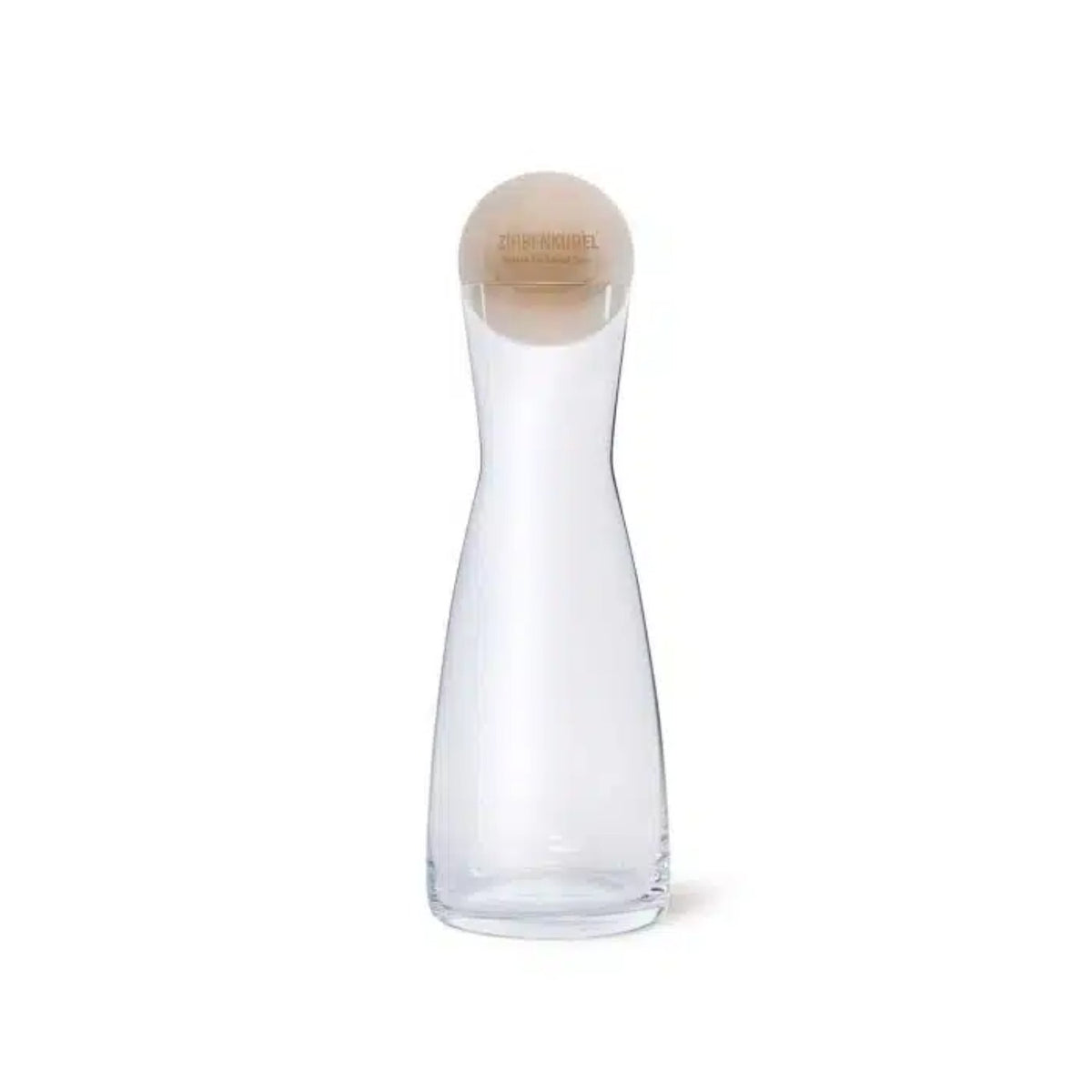 ZirbenKugel Set "ZirbenKugel by ZirbenFamilie" | 1 l Glaskaraffe + Zirbenkugel DM 7 cm