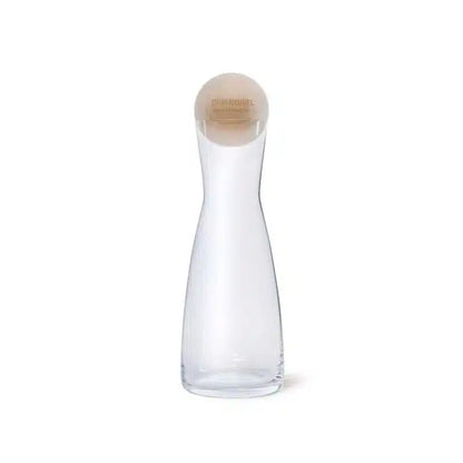 ZirbenKugel Set "ZirbenKugel by ZirbenFamilie" | 1 l Glaskaraffe + Zirbenkugel DM 7 cm