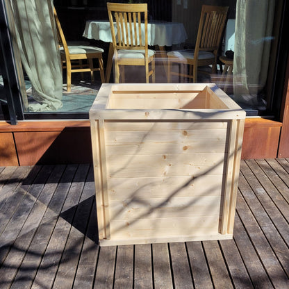 Baukastenbeet 'Modul M1' | Grundmodul | B 80 x T 80 x H 80 cm | Folie + Gitter