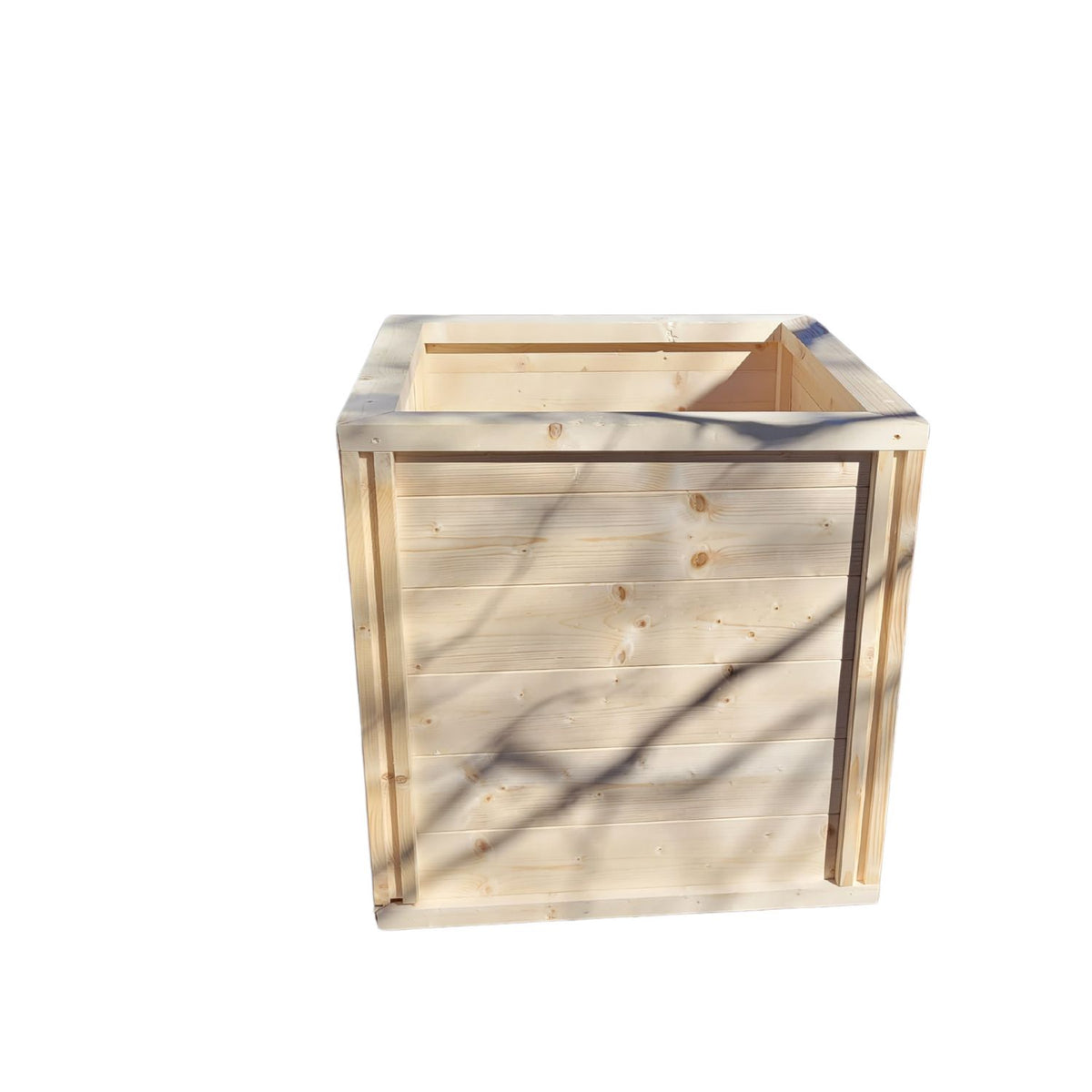 Baukastenbeet 'Modul M1' | Grundmodul | B 80 x T 80 x H 80 cm | Folie + Gitter