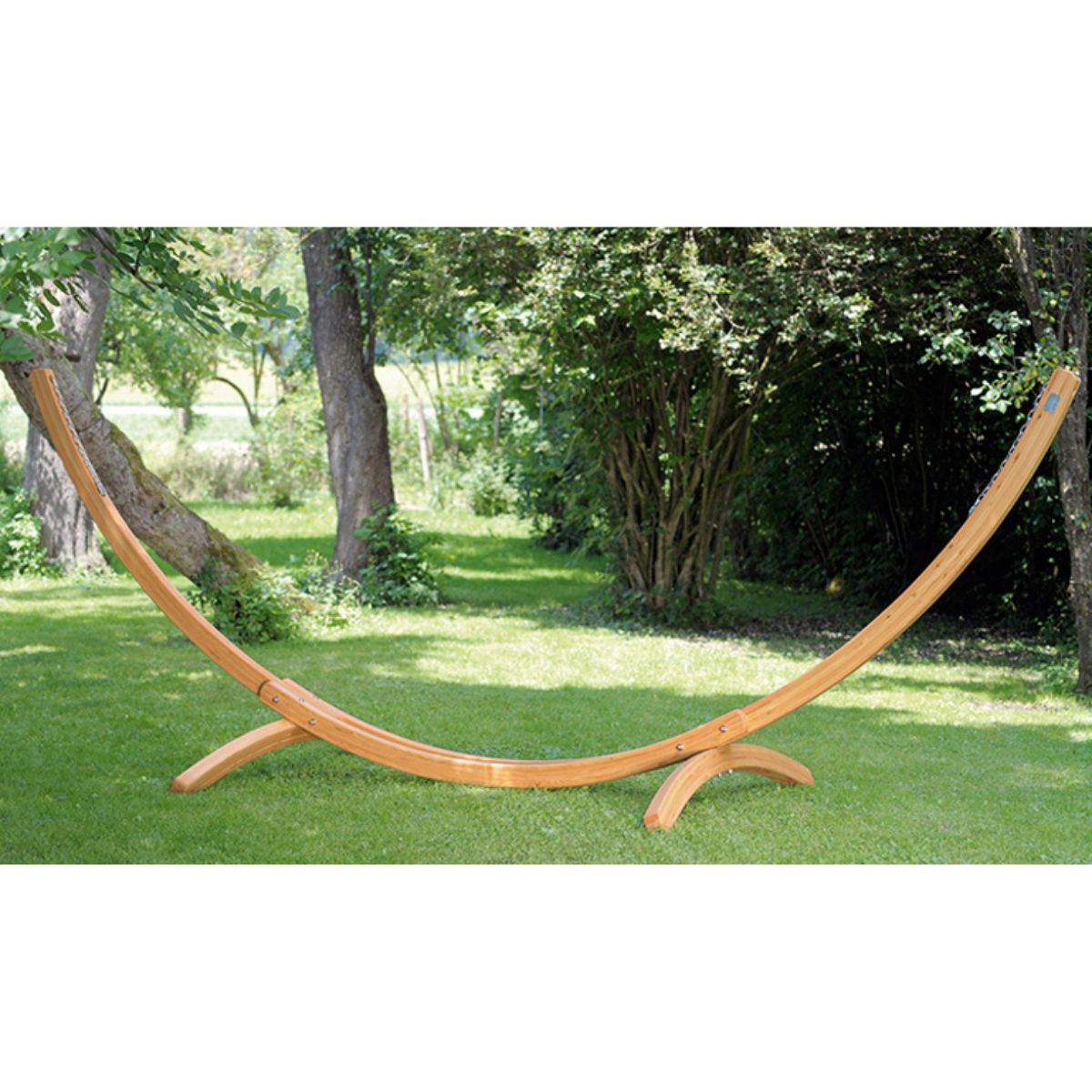 Hängemattengestell Arcus | L 437 x B 160 x H 145 cm | Lärchenholz