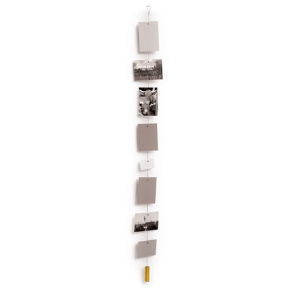 Fotoseil 'Holzgewicht' | Quader | 8 Magnete | Eiche, Stahl | L 150 x B 2,5 x T 2,5 cm