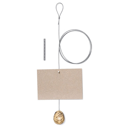 Fotoseil 'Tagua-Nuss' | naturbelassen | 8 Magnete | Eiche, Stahl | L 150 x B 2 x T 2 cm