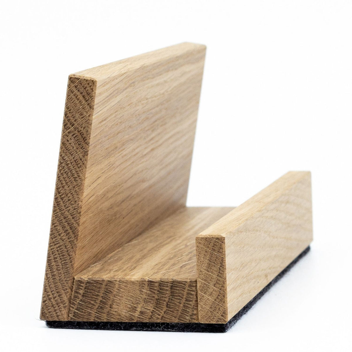 Tablethalter | Violan Filzgleiter | Eiche | B 15 x T 6,5 x H 8,5 cm