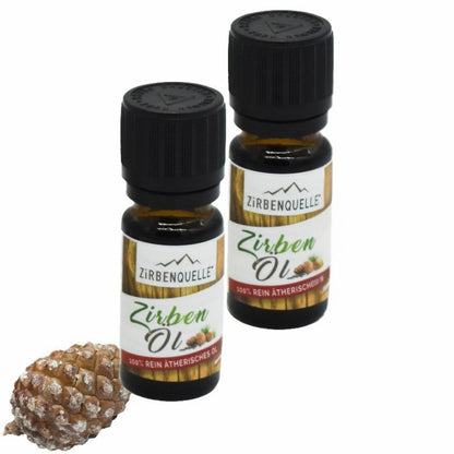 ZQ Zirben-Öl |  2er-Set | 10ml | Zirbenquelle
