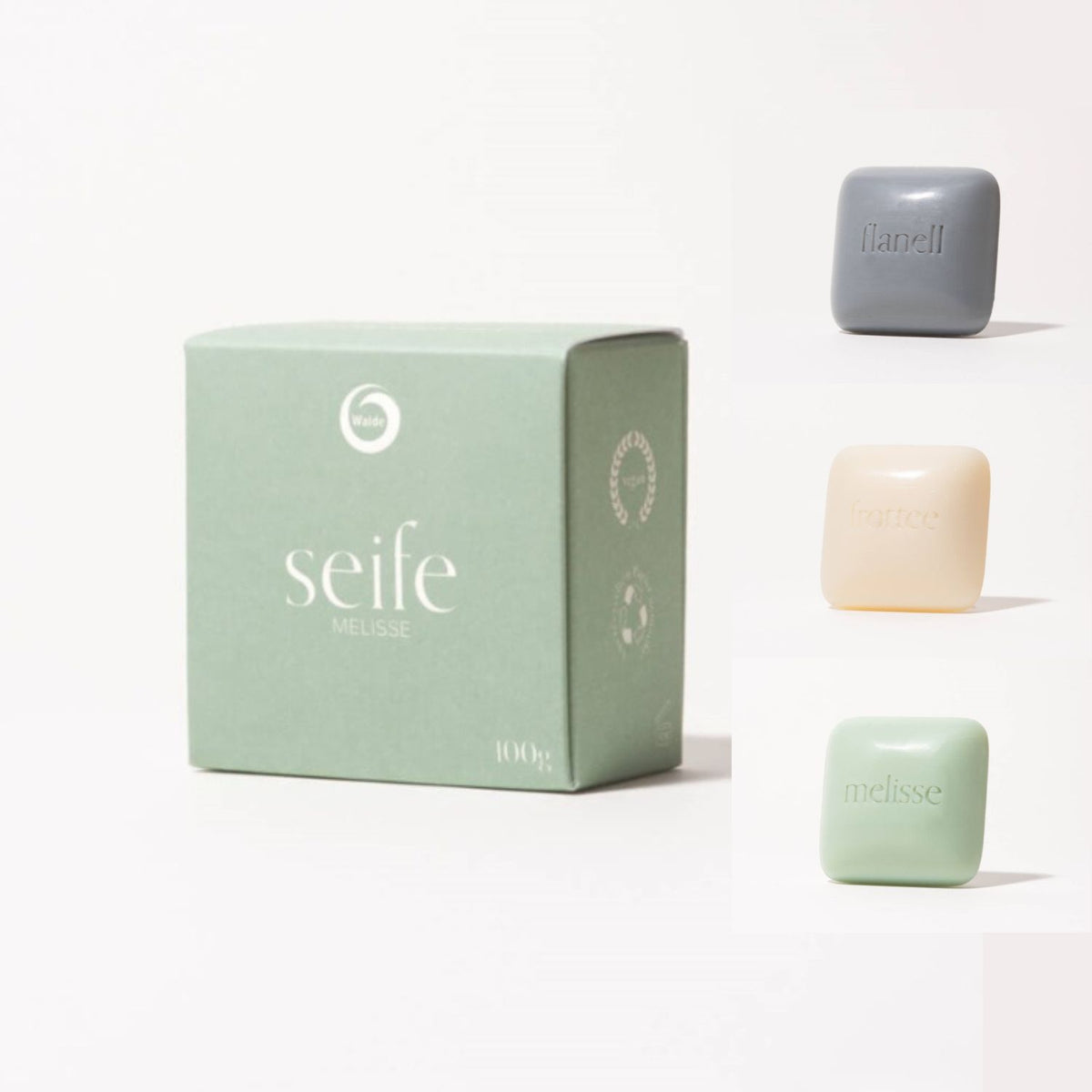 Feste Seife 'Flanell' | 100 g | palmölfrei | vegan