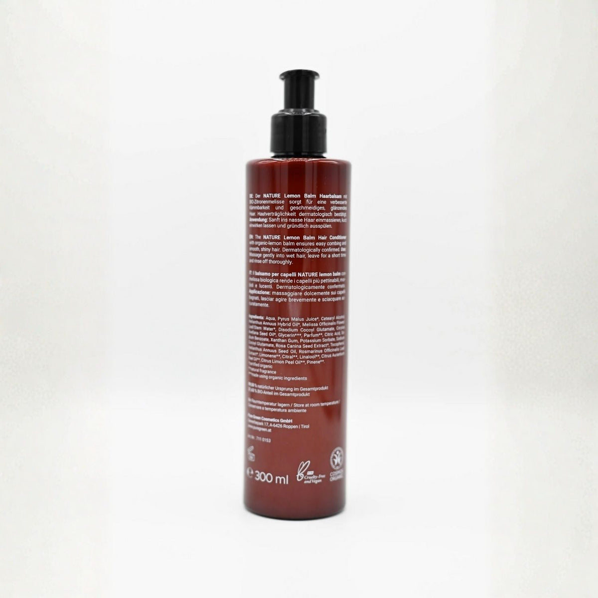 Hair Conditioner 'Lemon Balm' | 300 ml | Kunststoffgebinde mit Pumpfunktion