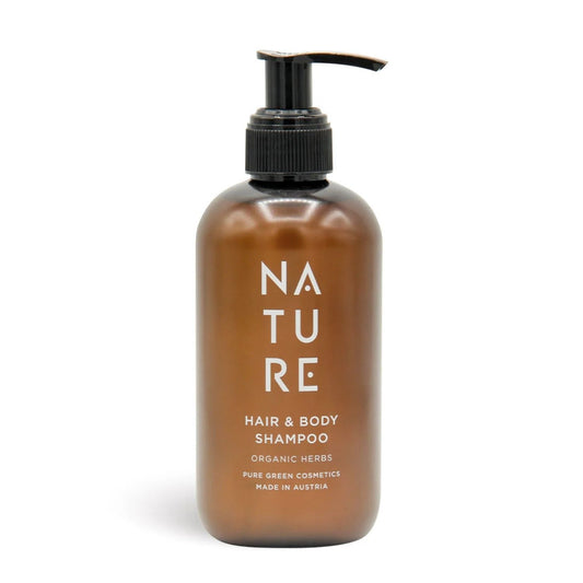 Hair & Body Shampoo 'Organic Herbs' | 250 ml | Kunststoffgebinde mit Pumpfunktion