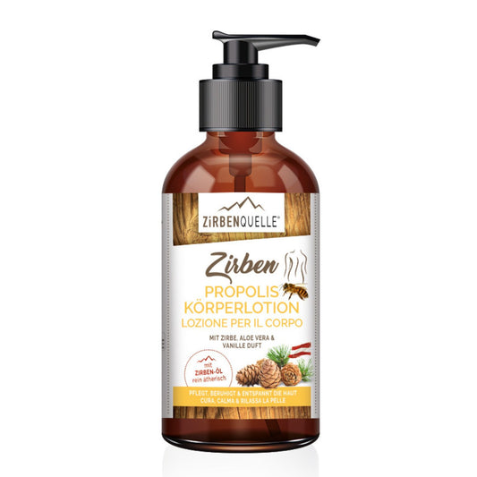 ZQ Set 'Alpenglück & Zirbenzauber' | Duschgel + Handseife + Propolis Körperlotion | je 250 ml
