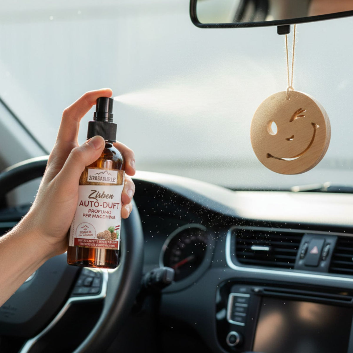 ZQ Zirben Autospray | 30 ml | Flasche mit Defuser