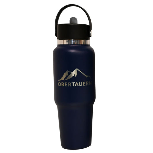 Obertauern Trinkflasche 'HysroFlask Travel Bottle' | Indigo (blau) | 946 ml