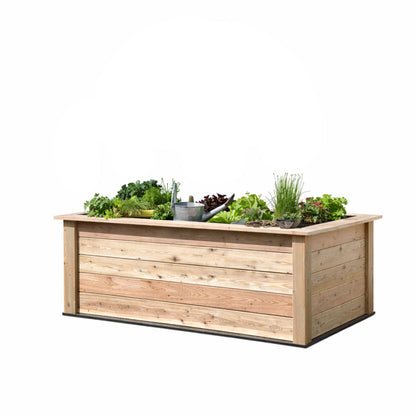 Hochbeet 'Veggie'  Gebirgslärche ohne Frühbeetaufsatz 215x100x80cm