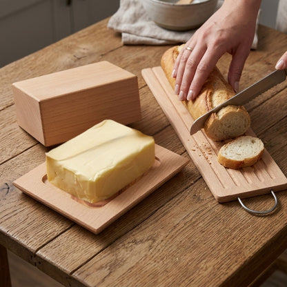Set Baguettebrett und Butterdose