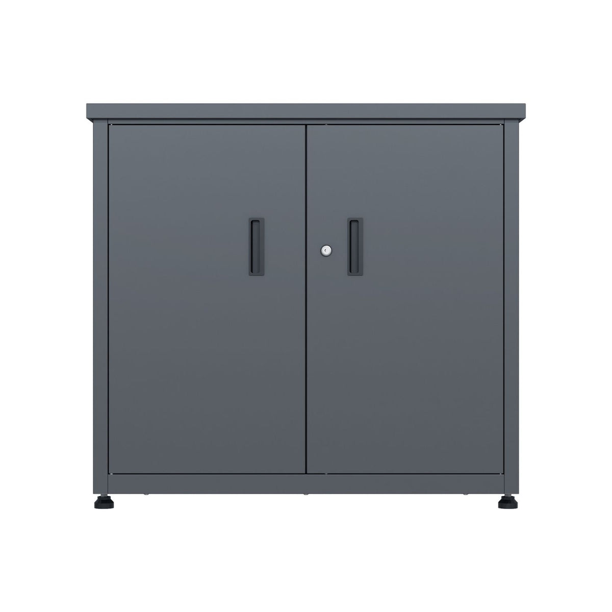 Geräteschrank 'Galvan' | 90x60x85 cm  | anthrazit | innen 2 Ebenen | versperrbar