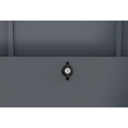 Kissenbox 'Galvan' | 136x66x75 cm  | anthrazit | Soft-Close | versperrbar