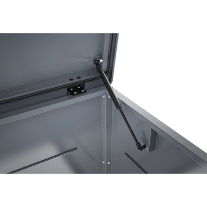 Kissenbox 'Galvan' | 136x66x75 cm  | anthrazit | Soft-Close | versperrbar