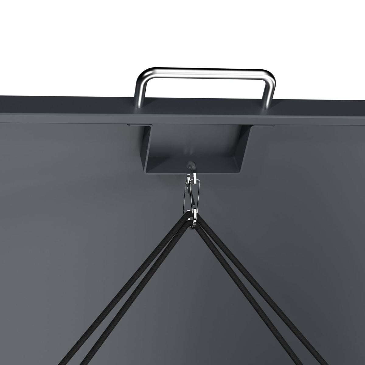 Mülltonnenbox 'Galvan' | 80x68x116 cm  | anthrazit | für 120 und 240 Liter Tonnen