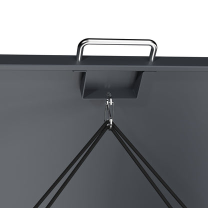 Mülltonnenbox 'Galvan' | 80x68x116 cm  | anthrazit | für 120 und 240 Liter Tonnen