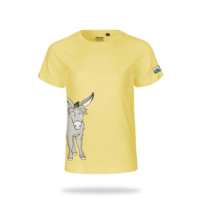 Kinder T-Shirt 'Urlaub am Bauernhof' | Bio-Baumwolle | Kater | grün | 92/98