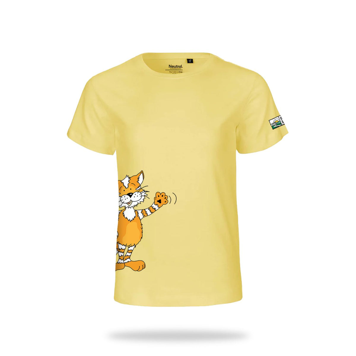 Kinder T-Shirt 'Urlaub am Bauernhof' | Bio-Baumwolle | Kater | grün | 92/98