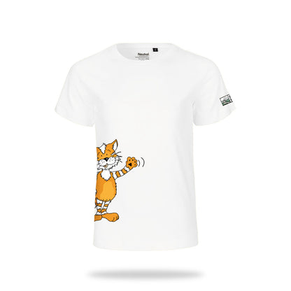 Kinder T-Shirt 'Urlaub am Bauernhof' | Bio-Baumwolle | Kater | grün | 92/98