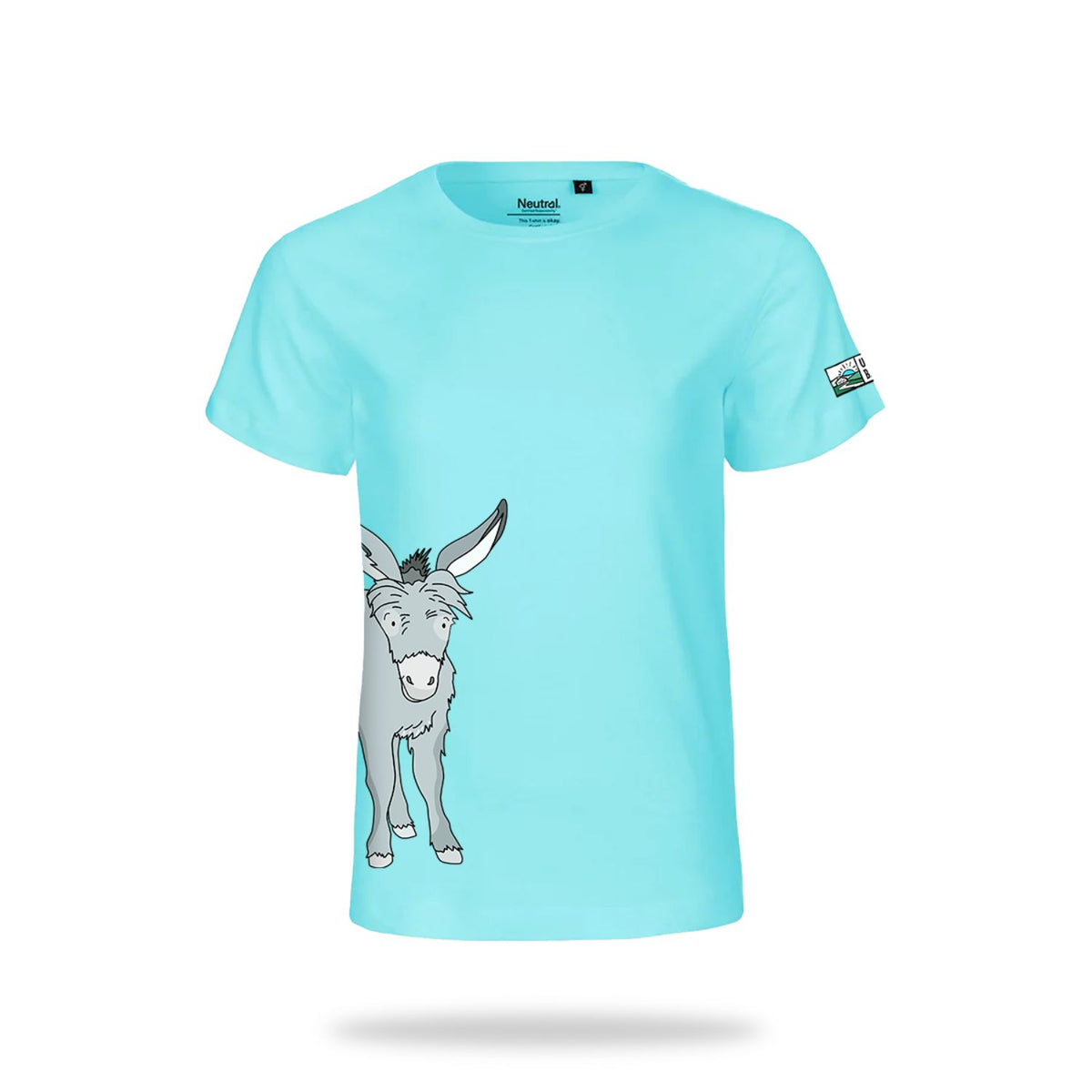 Kinder T-Shirt 'Urlaub am Bauernhof' | Bio-Baumwolle | Kater | grün | 92/98