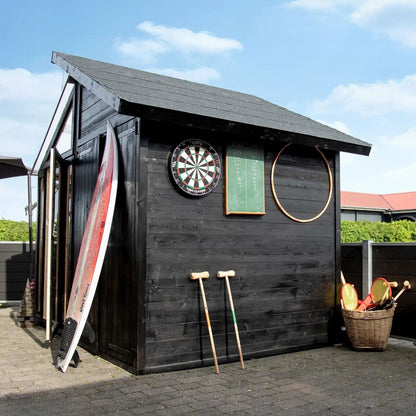 Gewächshaus + Geräteraum 'Orangerie' | L 208 x B 316 x H 285 cm | Holz unbehandelt | 6,6 m²