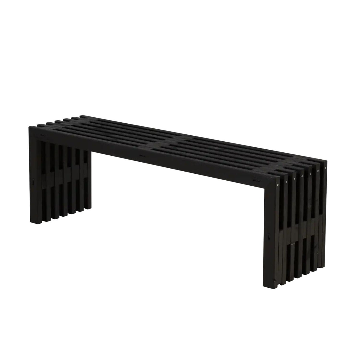 Lattenbank | L 138 x B 36 x H 45 cm | Kiefer | Treibholzfarbe