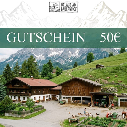 Gutschein Bauernhof 50 EUR