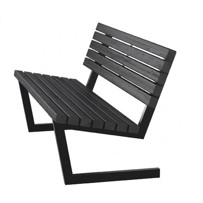 Gartenmöbel 'Siesta Living' - Sessel | schwarz | L 75 x B 70 x H 74/42 cm
