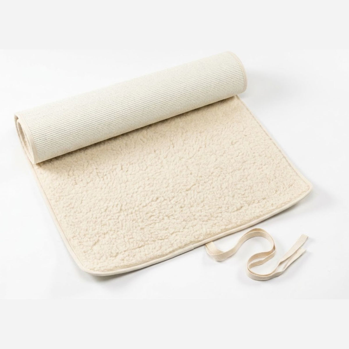 Yogamatte Flow & Strength | aus Naturlatex und Schafschurwolle |