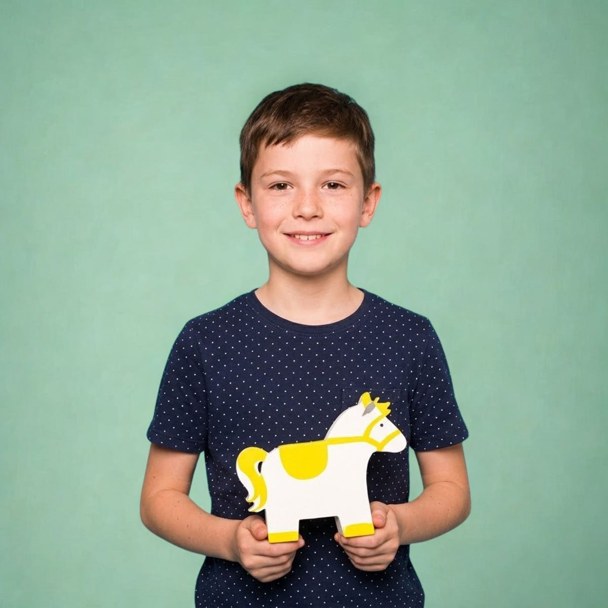 UaB Geschenk Ponys aus Pappe 'Pippa' - Zum Bemalen