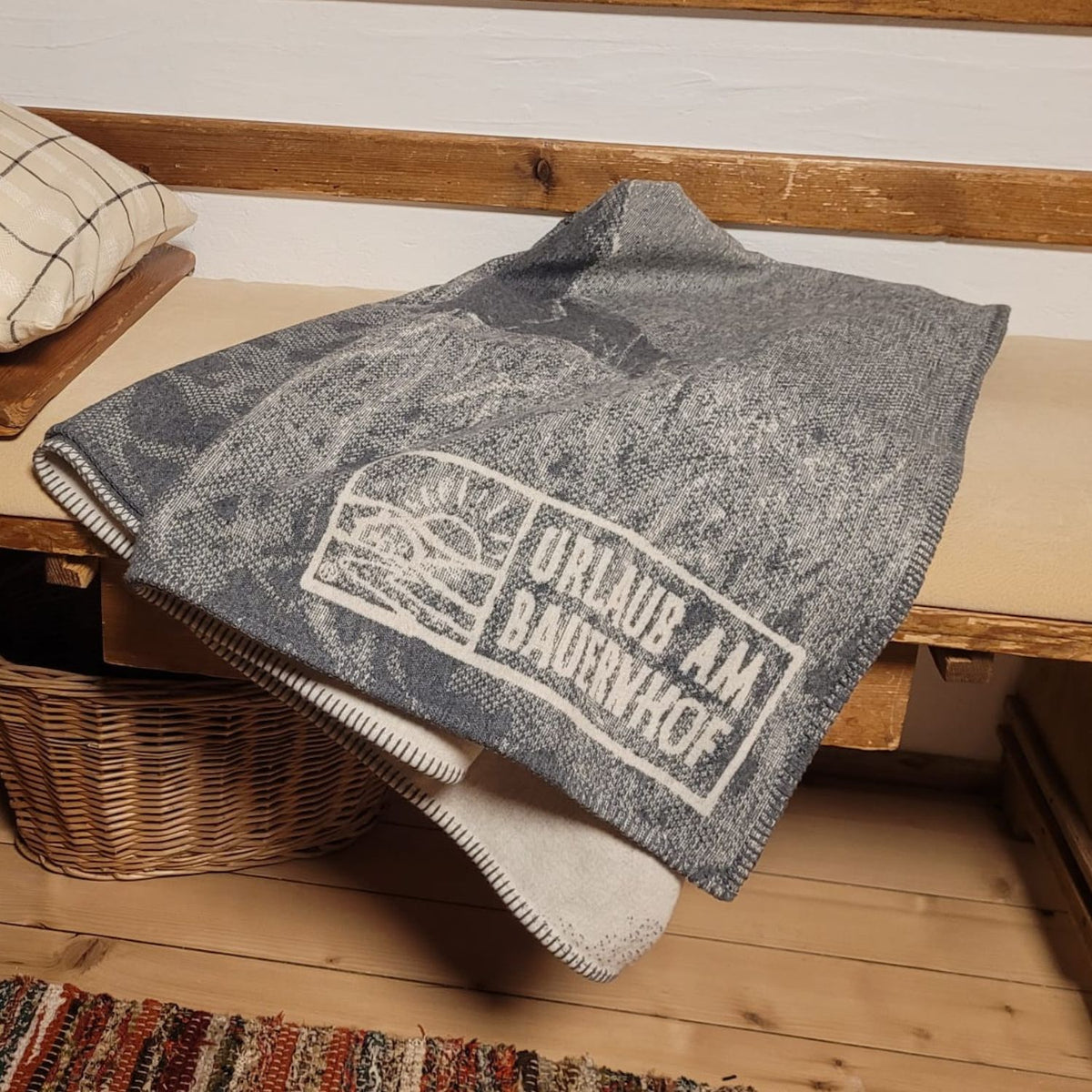 Kuscheldecke 'Urlaub am Bauernhof'