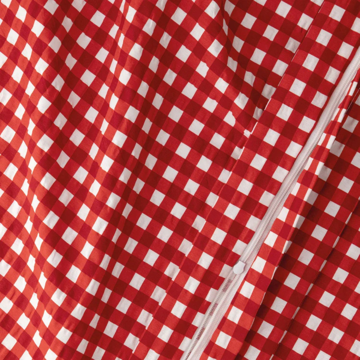Seersucker-Bettwäsche | Vichy Karo | apfel| 140x200 cm | Kissen 70x90 cm | 100% BW | 60°C
