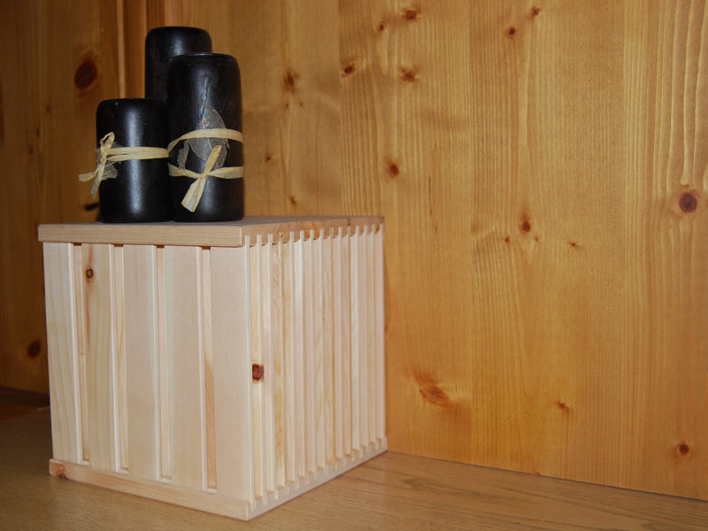 Duftwürfel aus Zirbenholz  - 'Alpina's Box' | 10 x 10 x 10 cm
