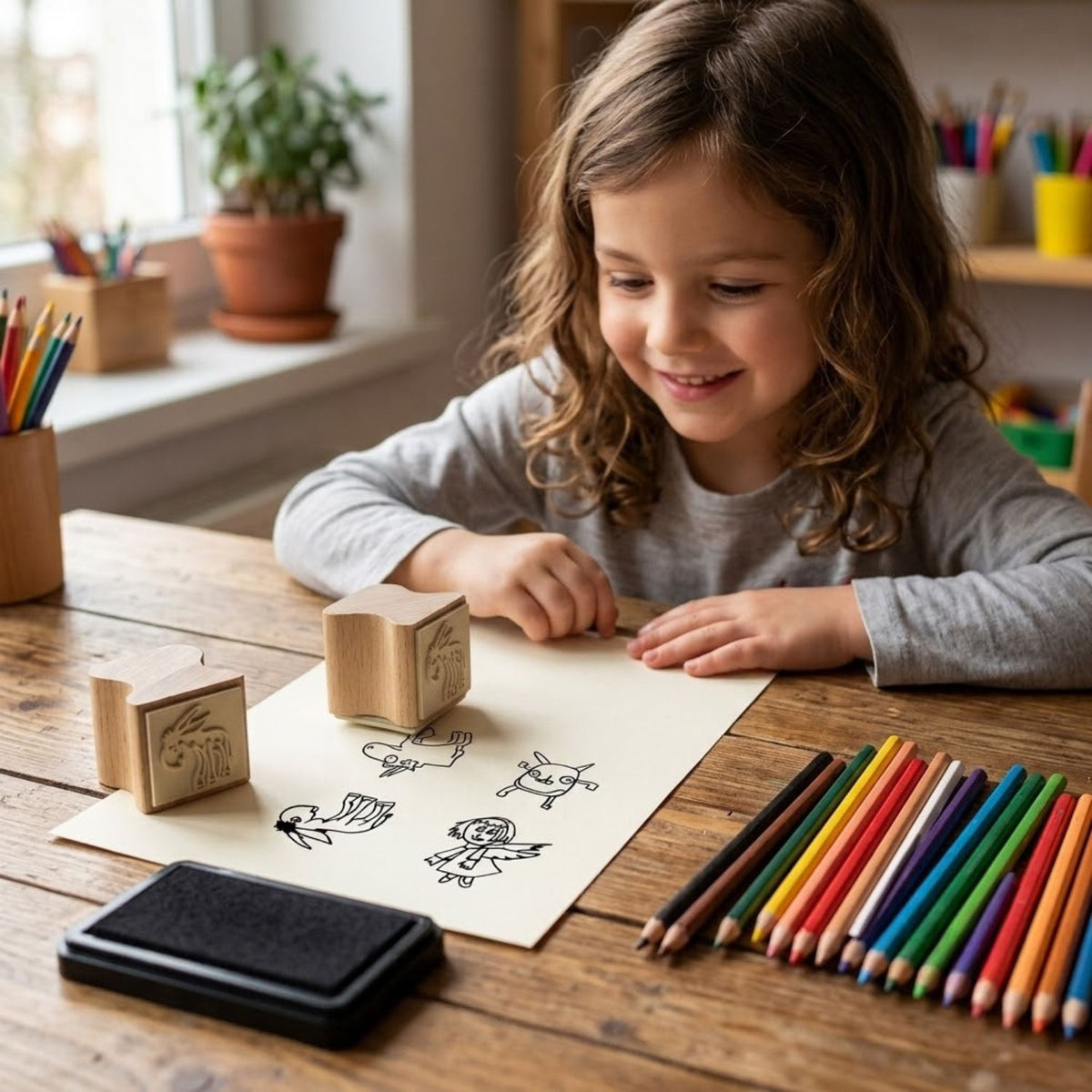 Lustige Stempel - 'Häppi Stamps' Engel Luzie