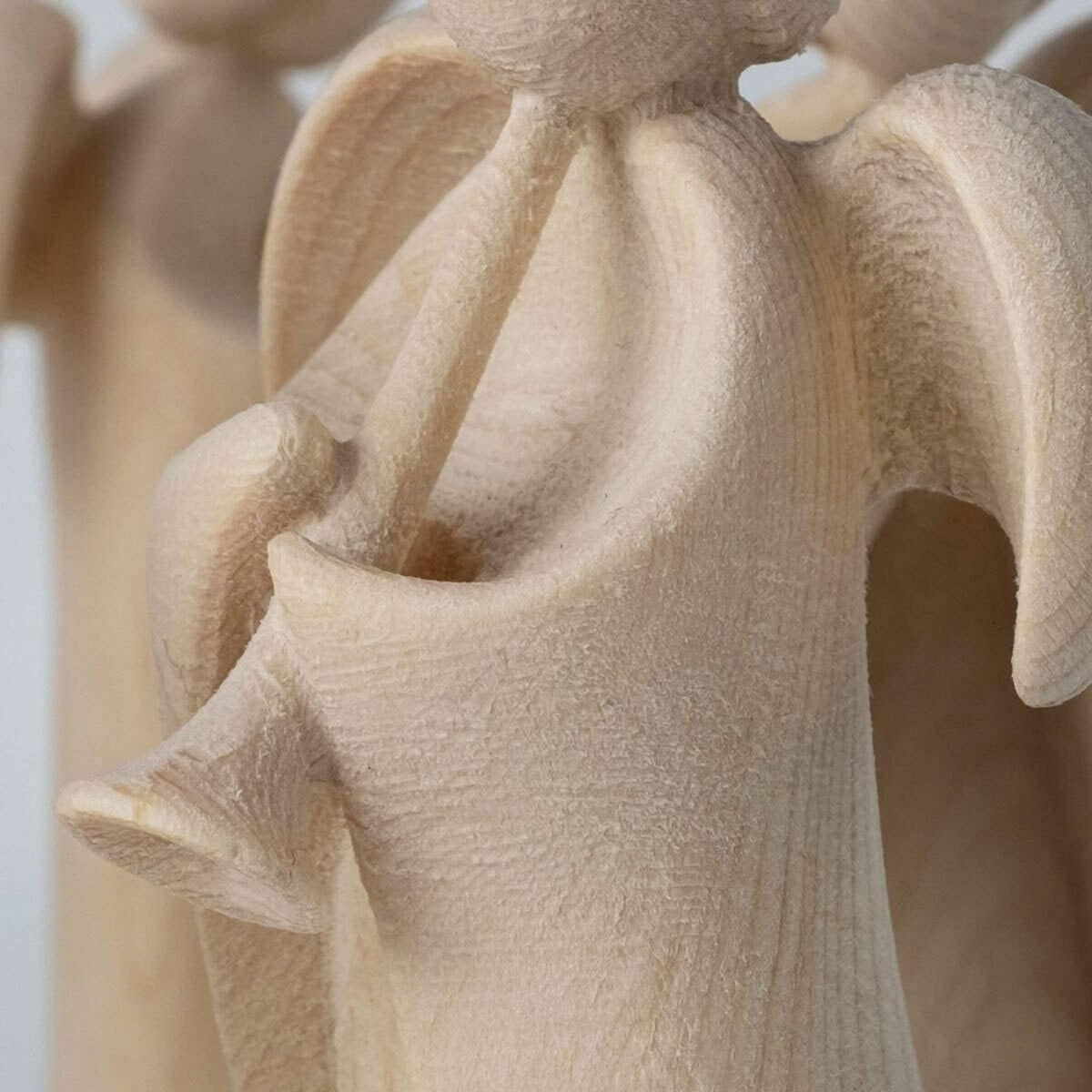 Klassischer Schutzengel aus Zirbenholz | betend 9cm