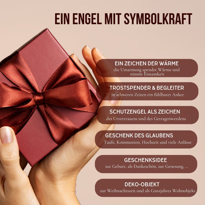 Schutzengel aus Zirbenholz l Bub