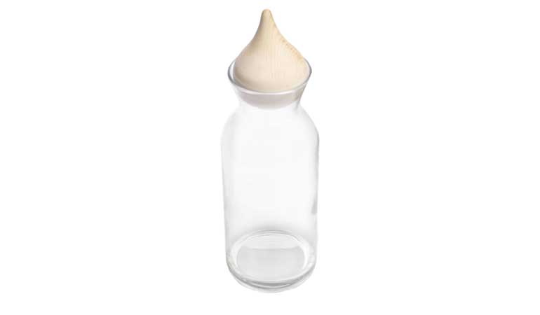 Karaffen Set mit Zirben Drop Art 'Style' 0,25l/0,5l/1l - 'Drop & Drink' 0.25 l