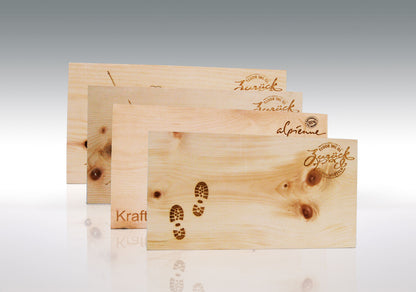 Brotzeit-/Vesperbrett Art 'Schuachplattler' L 28 x B 17 x St 1,6 cm