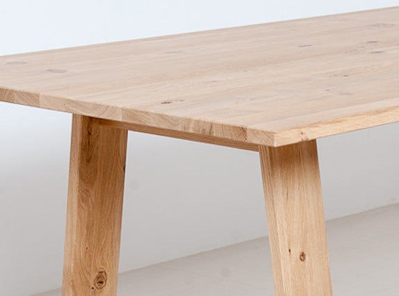 Massivholztisch 'Look' 160x90x76 Kernbuche mit Wasserlack behandelt