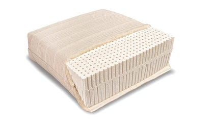 Naturlatexmatratze 'Natura One'  1 Liege-Zone, 17 cm Stärke 80x200 weich halbleinendrellfischgrat