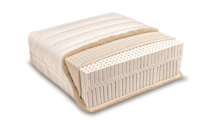 Naturlatexmatratze 'Natura One'  1 Liege-Zone, 17 cm Stärke 80x200 weich halbleinendrellfischgrat