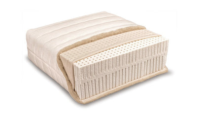 Naturlatexmatratze 'Natura One'  1 Liege-Zone, 17 cm Stärke 80x200 weich halbleinendrellfischgrat