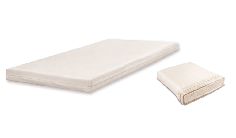 Naturlatex-Kindermatratze 'Natura One Funny' - 9 cm Stärke 70x140 baumwolle_leinen medium