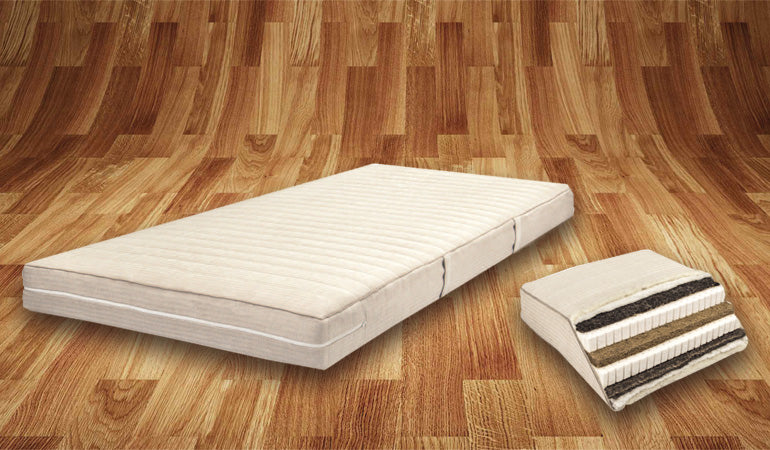 Naturlatex-Rosshaarmatratze-Kokoslatex  'Natura One Special' -16 cm 80x200 medium halbleinen-stepp