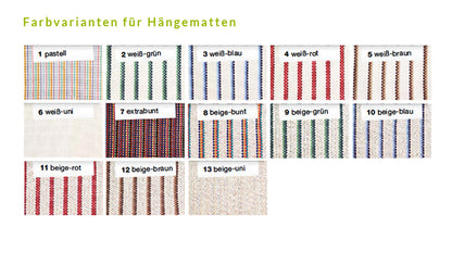 Doppelhängematte 'Relax Duo' - aus Baumwollgewebe weiß_uni 350x190