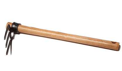 Handhaue 'Krafts' - 3 Zinken handgeschmiedet 40cm eschenstiel