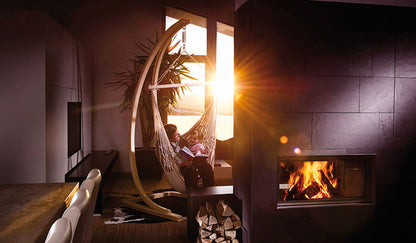 Hängesessel 'Chill out' - weiß-uni | 100% Baumwolle | Tragkraft max. 150 kg